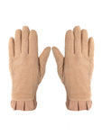 FabSeasons Warm Winter Gloves For Girls & Women, with faux fur inside for cold weather,Touchscreen enabled