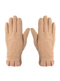 FabSeasons Warm Winter Gloves For Girls & Women, with faux fur inside for cold weather,Touchscreen enabled