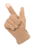 FabSeasons Warm Winter Gloves For Girls & Women, with faux fur inside for cold weather,Touchscreen enabled