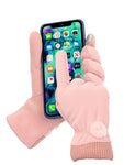 FabSeasons Warm PU Winter gloves with Touchscreen finger for Girls and Women