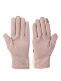 FabSeasons Winter Gloves For Girls & Women, with faux fur on the inner for cold weather, Touchscreen enabled finger