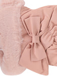FabSeasons Water-Resistant Touchscreen Peach Winter Gloves for Girls and Women: Fits 10 Years & Above