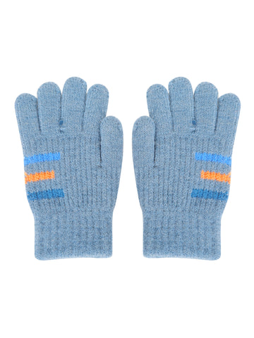 FabSeasons Acrylic Woolen Winter Gloves for Girls & Boys, fits for 5-8 years
