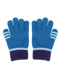 FabSeasons Acrylic warm Woolen Winter weather Double layered Gloves for Boys & Girls, fits for 6-9 years, Pack of 1