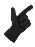 FabSeasons Unisex Solid Winter Black Gloves with Fleece cloth freeshipping - FABSEASONS