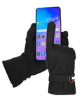 FabSeasons Unisex Solid Winter Black Gloves with Fleece cloth