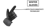 FabSeasons Warm Winter Gloves, Water resistant, Mobile Touch enabled, windproof for hiking, driving, running & outdoors for Men & Women