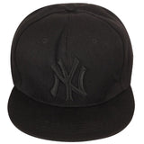 FabSeasons NY Black Cotton Casual Snapback, HipHop and Flat Cap