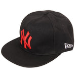 FabSeasons NY Black Red Cotton Casual Snapback, HipHop and Flat Cap