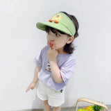 FabSeasons Cotton Visor/Caps for Boys & Girls, Adjustable Size (3-8 Years)