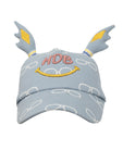 FabSeasons Cotton Baseball Cap / Hat for Boys & Girls with Antler, Fits for 1-4 years kids, Velcro adjustment at back