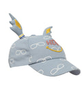 FabSeasons Cotton Baseball Cap / Hat for Boys & Girls with Antler, Fits for 1-4 years kids, Velcro adjustment at back
