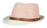 FabSeasons Orange Pink Casual Fedora Hats freeshipping - FABSEASONS