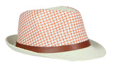 FabSeasons Orange Pink Casual Fedora Hats
