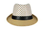 Fabseasons Brown Designer Fedora Hats