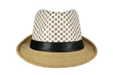 Fabseasons Brown Designer Fedora Hats
