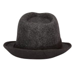 FabSeasons Plain Black Casual Fedora Hat