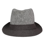 FabSeasons Grey Casual Fedora Hat