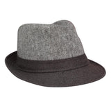 FabSeasons Grey Casual Fedora Hat