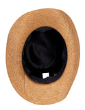 FabSeasons Brown Panama Hat