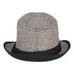 FabSeasons Grey Casual Small Chex Fedora Hat