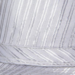 FabSeasons Grey Casual Stripe Self Design Fedora Hat freeshipping - FABSEASONS