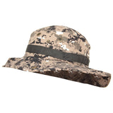 FabSeasons Foldable Brown Camouflage Print Polyester Bucket Hat