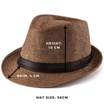 FabSeasons Brown Panama Hats