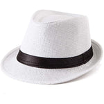 FabSeasons White Panama Hats