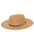 FabSeasons Womens Classic Wide Brim Floppy Panama Hat Belt Buckle Fedora Hat