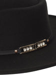 FabSeasons Womens Classic Wide Brim Floppy Panama Hat Belt Buckle Fedora Hat