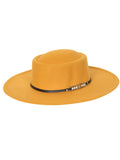 FabSeasons Womens Classic Wide Brim Floppy Panama Hat Belt Buckle Fedora Hat