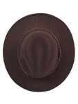 FabSeasons Vintage fashion Hat for Men & Women with Brown Belt