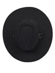 FabSeasons Panama Hat / cap for Men & Women with Drawstring for adjustment, Black