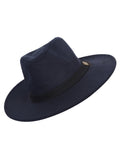 FabSeasons Panama Hat / cap for Men & Women, Dark Blue
