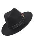 FabSeasons Trilby Top Hat / cap for Men with BOHO Embroidary