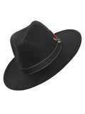 FabSeasons Trilby Top Hat / cap for Men with BOHO Embroidary