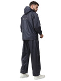 FabSeasons Heavy Duty Printed Reversible Double Layered Waterproof Raincoat set with adjustable Hood & Deep Mobile Pocket