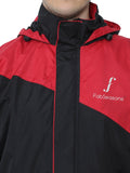 FabSeasons Premium Waterproof high quality Unisex Raincoat with Hood and Reflector at back
