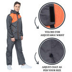 FabSeasons Premium Waterproof high quality Unisex Raincoat with Hood & Reflector at back