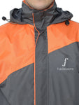 FabSeasons Premium Waterproof high quality Unisex Raincoat with Hood & Reflector at back