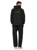 FabSeasons Lightweight Waterproof Raincoat set of Top & Bottom for Men's, with hood & Reflector at back