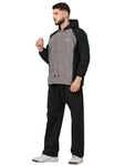 FabSeasons Lightweight Waterproof Raincoat set of Top & Bottom for Men's, with hood & Reflector at back