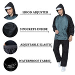 FabSeasons Premium Waterproof high quality Unisex Raincoat with Hood and Reflector at back