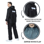 FabSeasons Premium Waterproof high quality Unisex Raincoat with Hood and Reflector at back