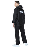 FabSeasons Premium Waterproof high quality Unisex Raincoat with Hood and Reflector at back