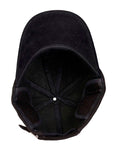 Fabseasons Brown Solid Unisex Baseball Cap with Foldable Ear Cover for Winters freeshipping - FABSEASONS