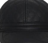 Fabseasons Casual Unisex Black Baseball cap with foldable ear cover for winters freeshipping - FABSEASONS