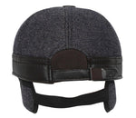 Casual Unisex Brown Baseball cap with foldable ear cover for winters freeshipping - FABSEASONS