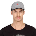 Fabseasons Plain Grey Cotton Unisex Adjustable Size Summer Cap